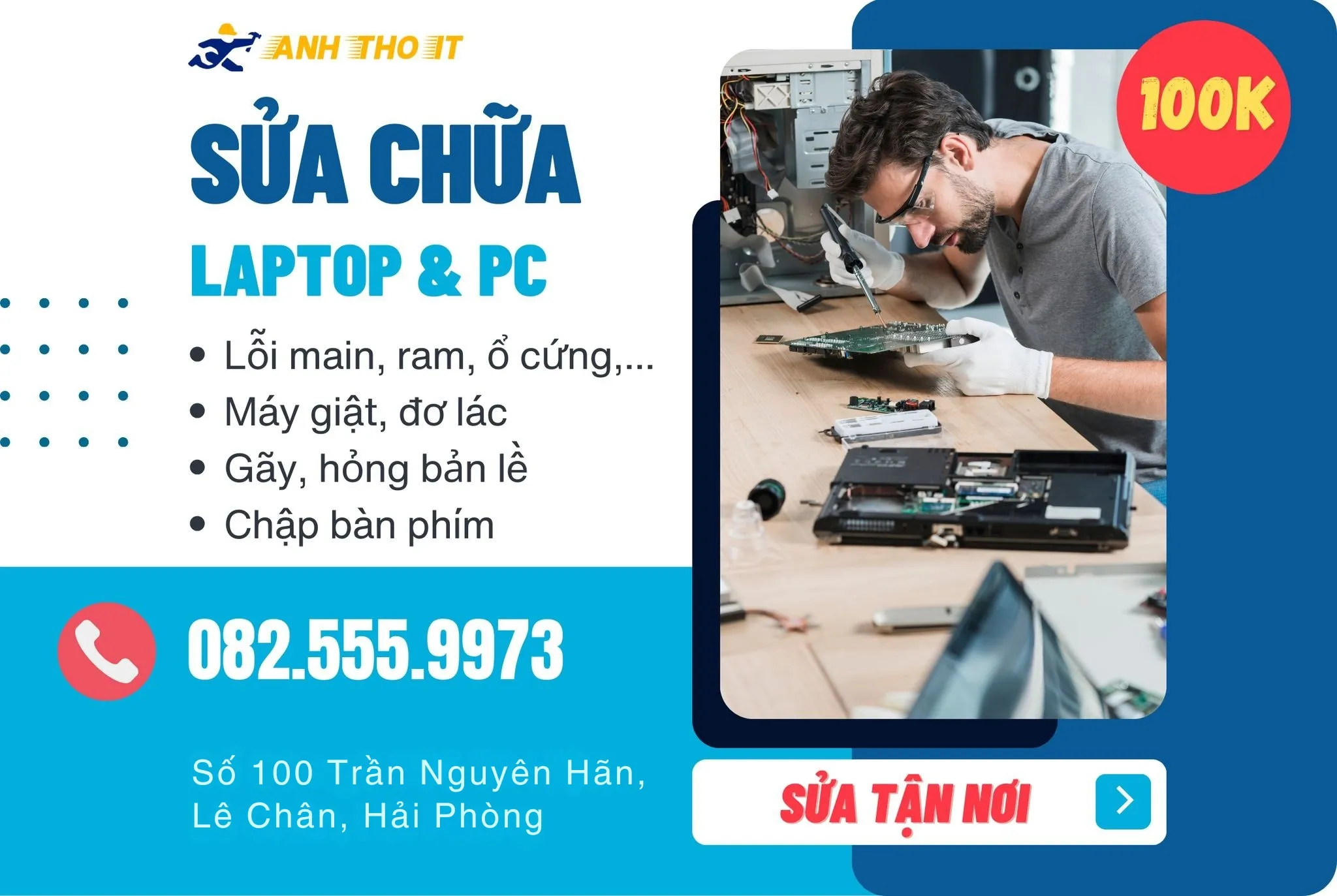 Dịch vụ sửa chữa máy tính tại nhà