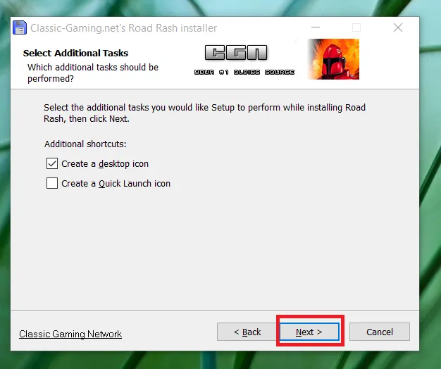 Tạo biểu tượng shortcut ngoài màn hình Desktop để mở game nhanh