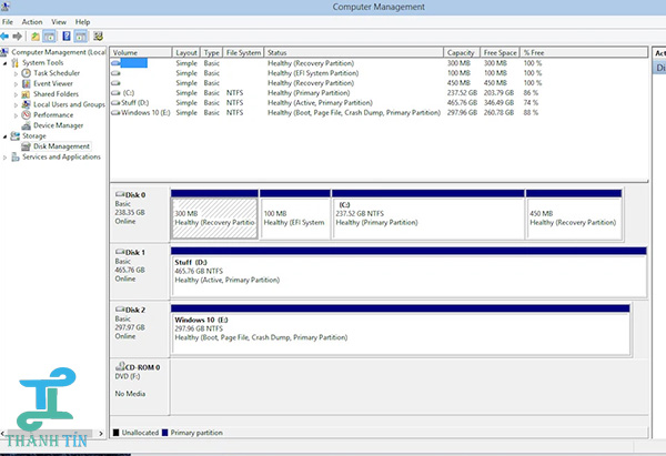 tao-phan-vung-o-cung-moi Tạo phân vùng mới nếu gặp lỗi Window cannot be installed to this disk thumbnail