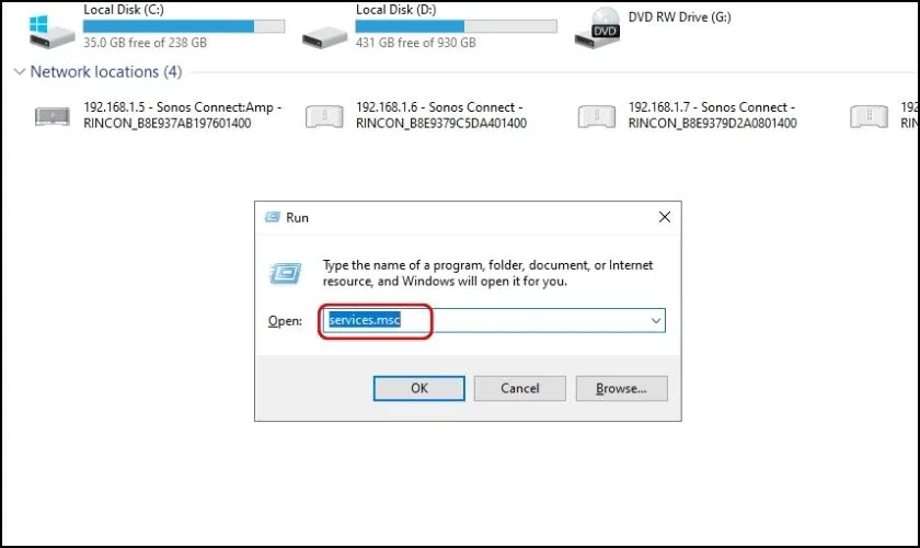 Tắt dịch vụ cập nhật tự động của Google