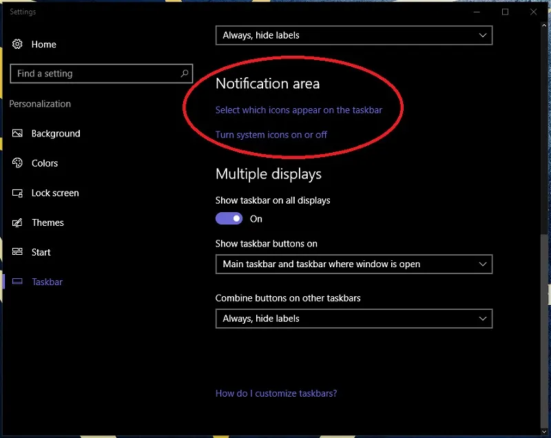 Tắt quảng cáo trên Taskbar Win 10