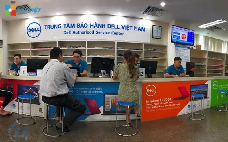 Đem laptop đến trung tâm bảo hành Dell để được hỗ trợ kiểm tra tình trạng máy