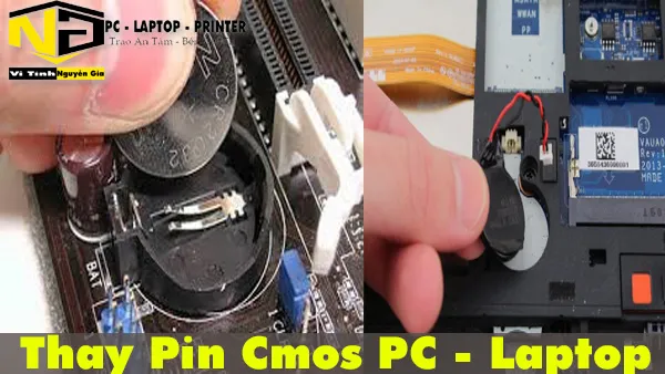 Thay pin CMOS CR2032 cho máy tính