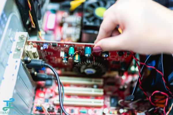 Thay card đồ hoạ sửa lỗi CPU vẫn chạy nhưng màn hình không lên