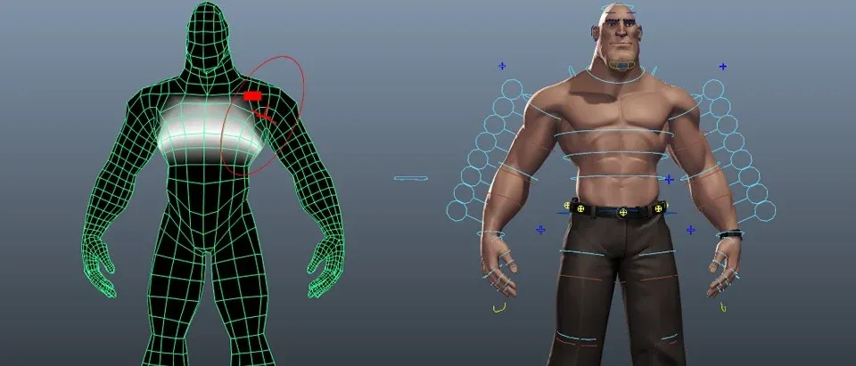 Rigging và skinning