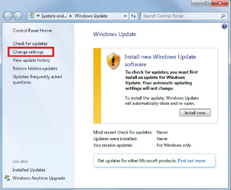 Thiết lập tự động cài đặt driver cho Windows 7