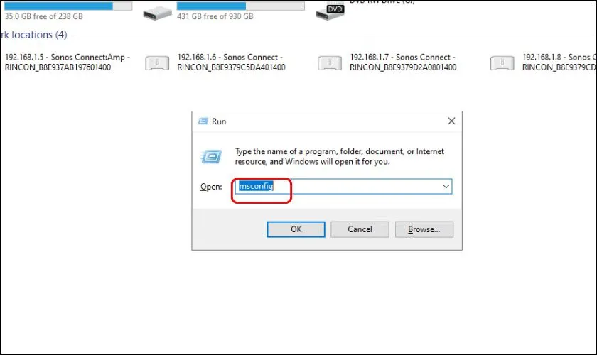 Thực hiện Clean Boot để khởi động sạch hệ thống