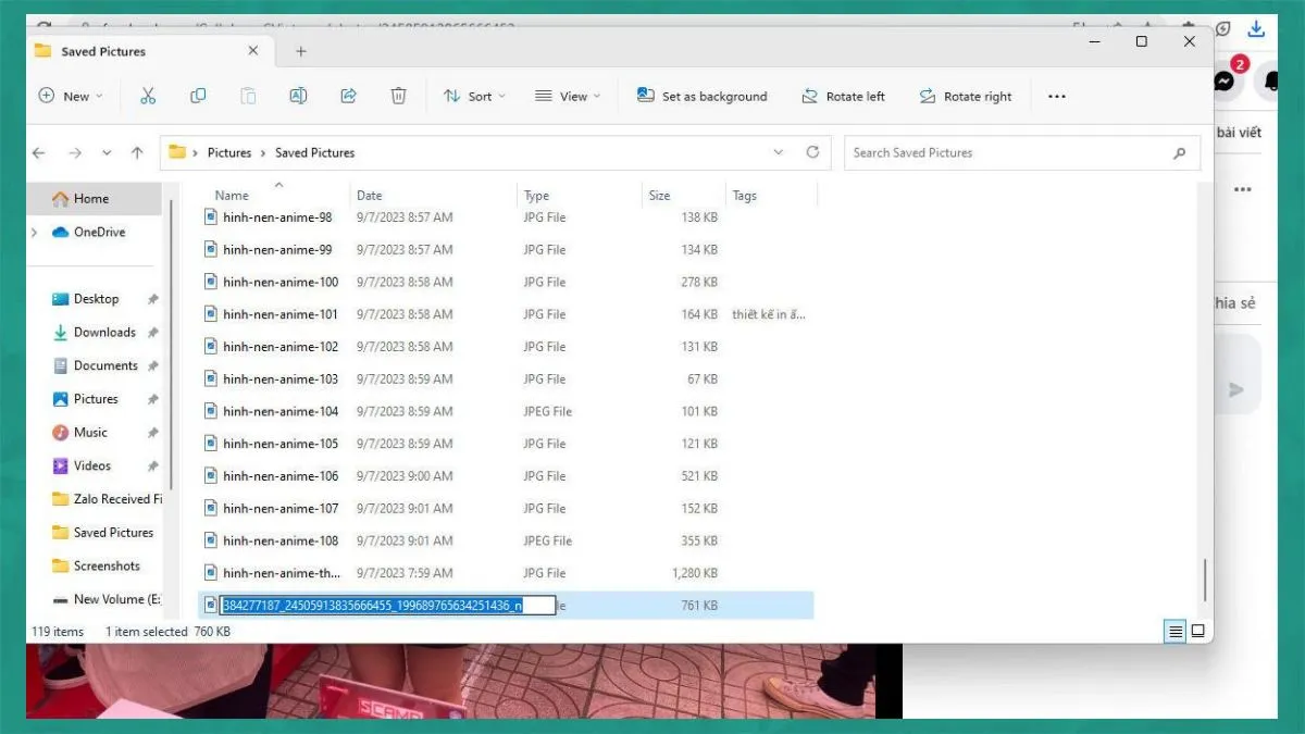 Tên file ảnh Facebook chứa ID duy nhất