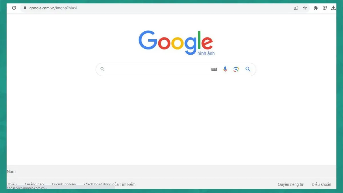 Biểu tượng camera trên Google Images để tìm kiếm bằng ảnh