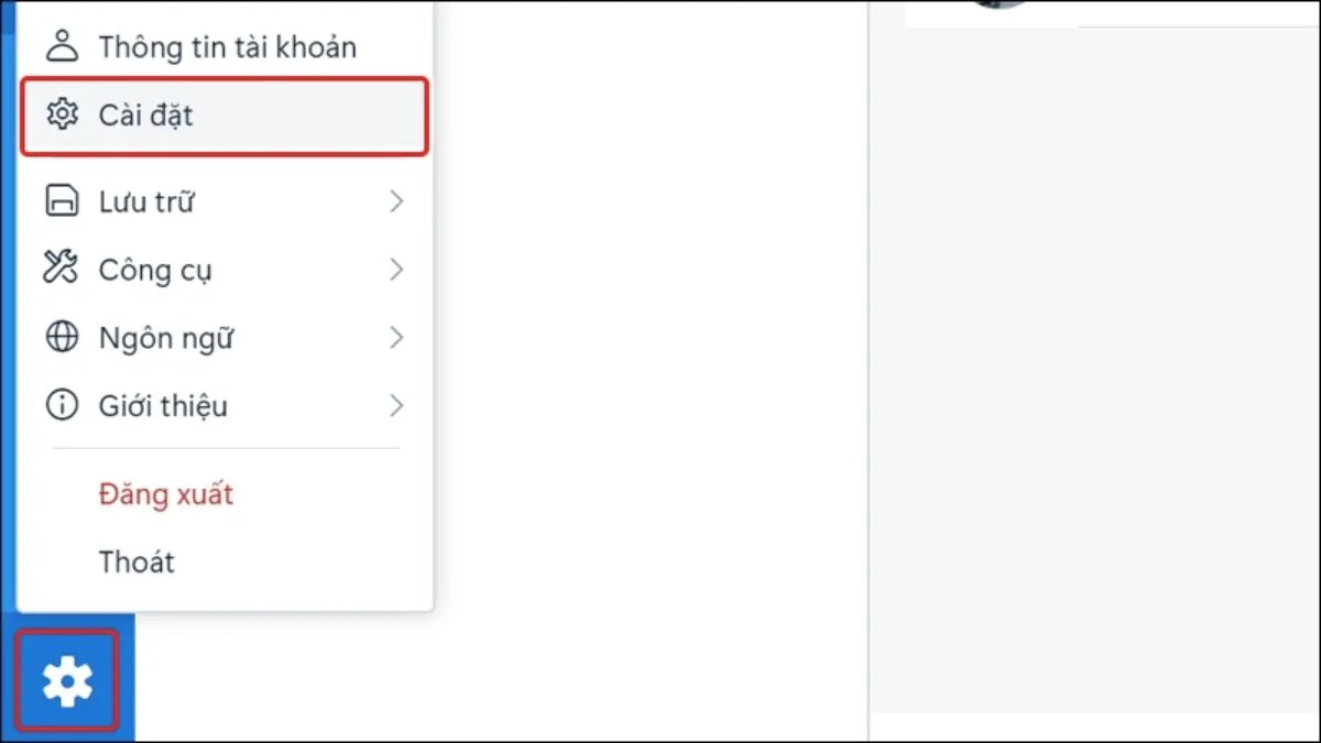 Thay đổi vị trí lưu file Zalo PC