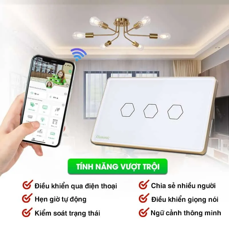 Các chức năng thông minh của công tắc điều khiển wifi