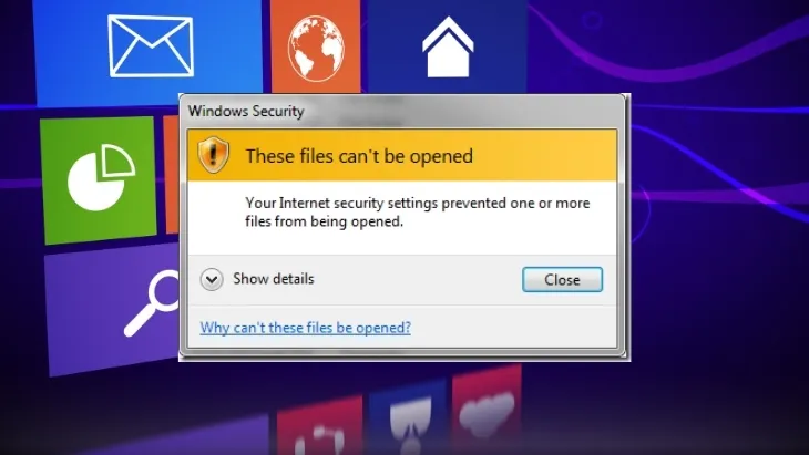 Máy tính không cài được ứng dụng, phần mềm