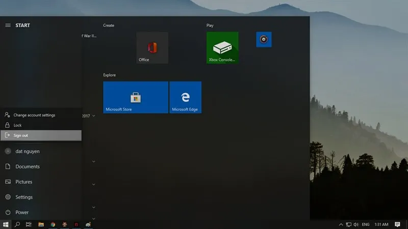 Màn hình khóa Windows