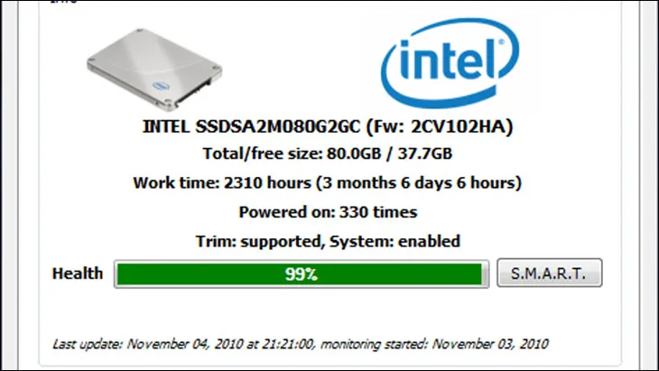 Kết quả benchmark từ CrystalDiskMark