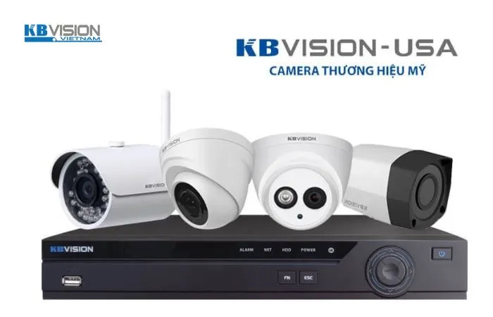 Trọn bộ giải pháp camera và đầu ghi hình KBVision chính hãng