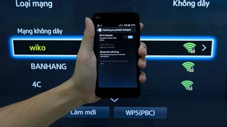 Kết nối wifi với nguồn mạng khác