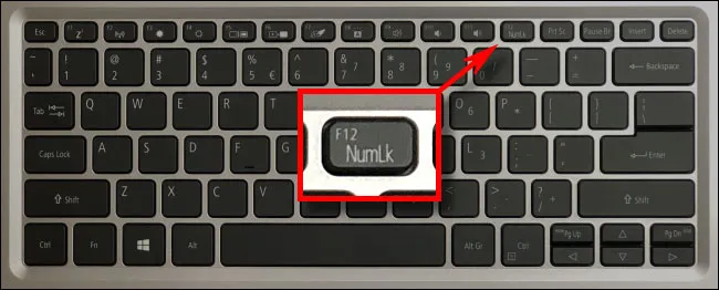 Bàn phím bị loạn do NumLock