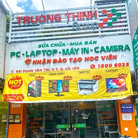 Văn phòng làm việc và cửa hàng cung cấp dịch vụ công nghệ tại khu vực Gò Vấp