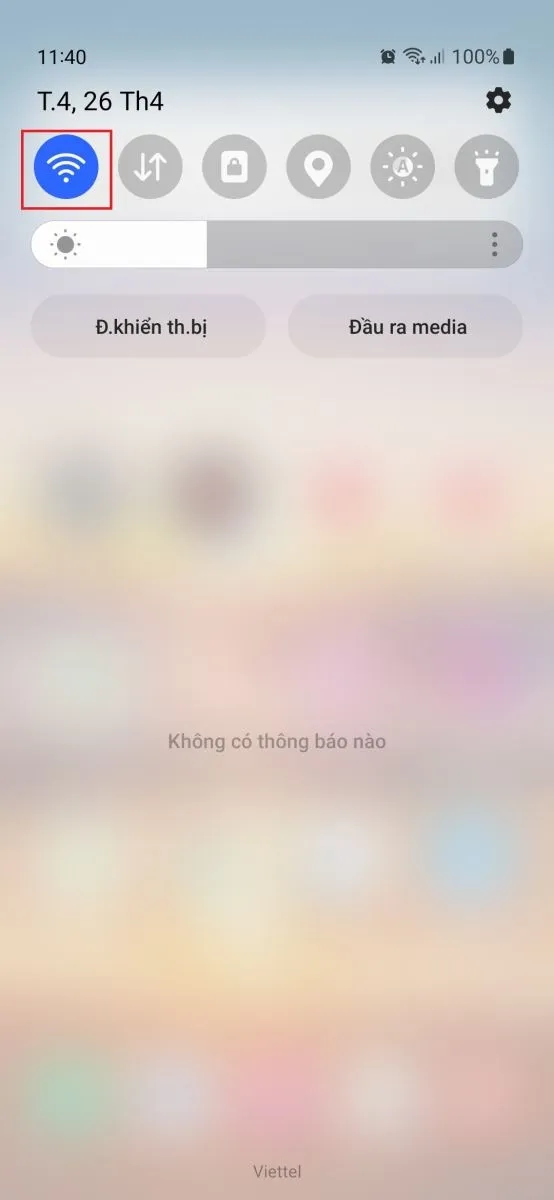 Cách hiện mã qr wifi bằng cách truy cập cài đặt trên Android