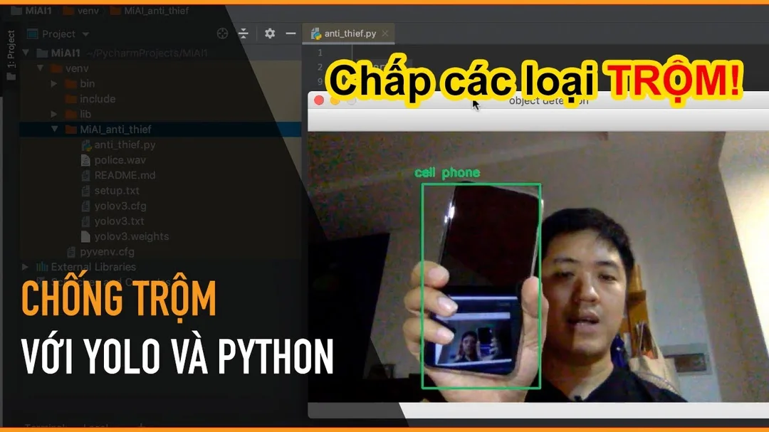 Video giới thiệu ứng dụng YOLO trong thị giác máy tính