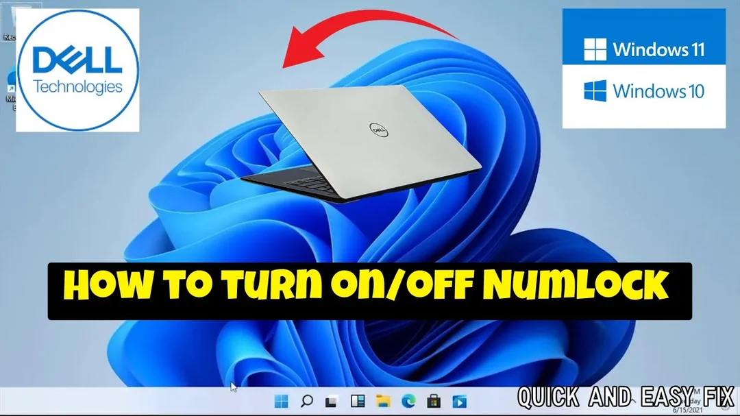 Video hướng dẫn bật tắt NumLock trên laptop Dell Windows 10 11
