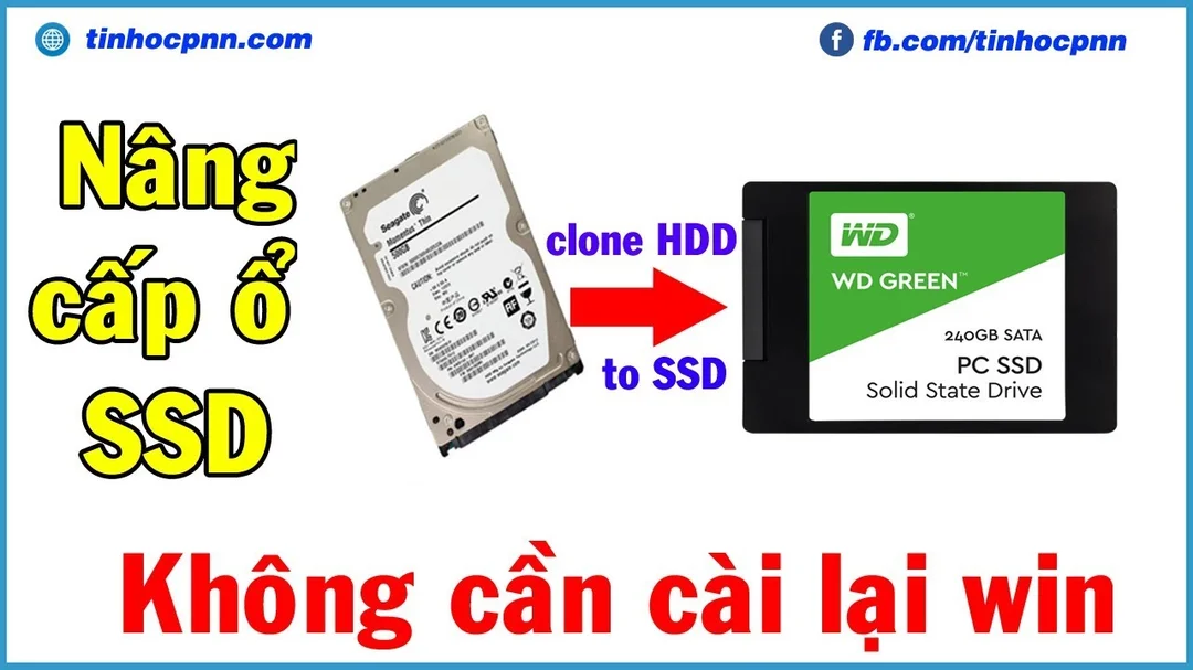 Video hướng dẫn nâng cấp SSD giữ nguyên hệ điều hành Windows