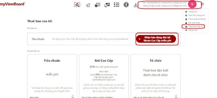 ViewSonic cho phép người dùng trải nghiệm bản Cao Cấp miễn phí trong 90 ngày