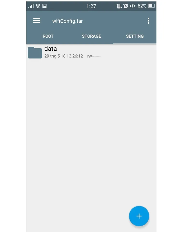 Truy xuất dữ liệu chi tiết từ tệp tin wifiConfig.tar