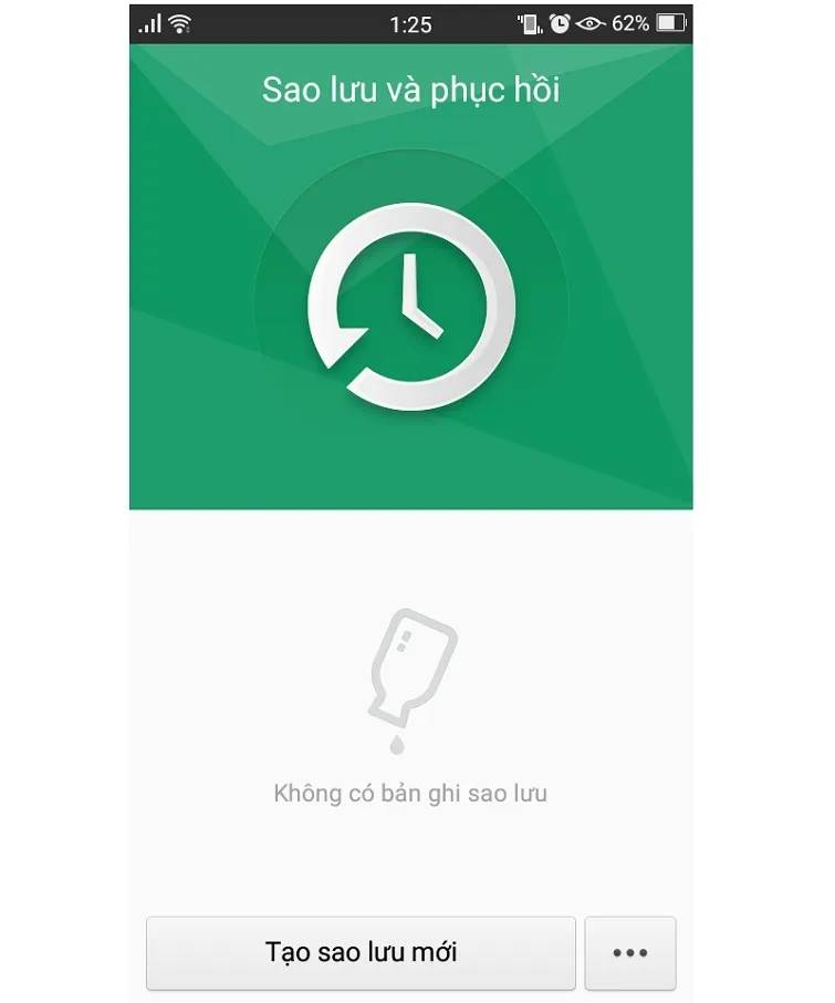 Quy trình tạo bản sao lưu cài đặt mạng trên điện thoại Android