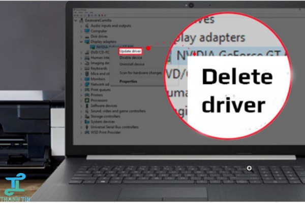 Xoá và cài lại Driver lỗi