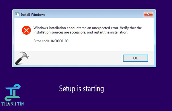 Liên hệ các đơn vị có kinh nghiệm xử lý lỗi cài Win