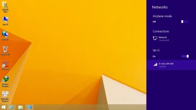 Xử lý lỗi mạng limited và dấu chấm than vàng trên biểu tượng wifi