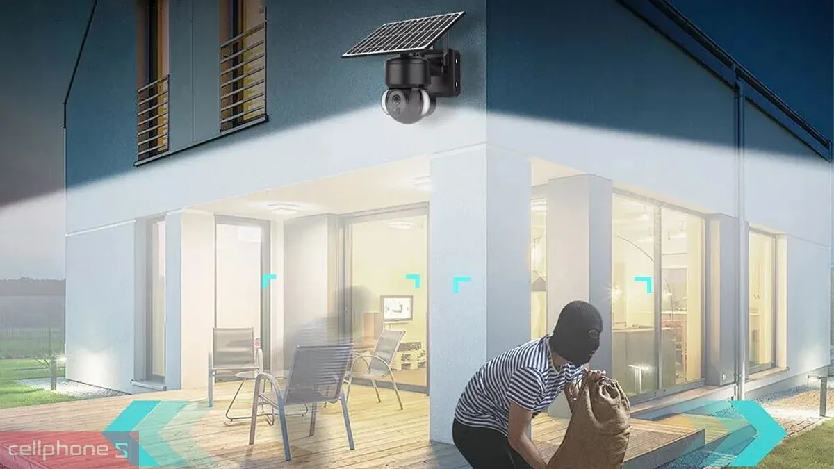 Tính năng AI camera năng lượng mặt trời wifi