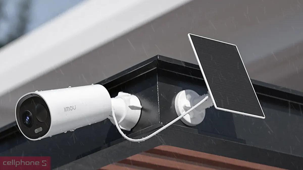 Lắp đặt camera năng lượng mặt trời wifi đơn giản